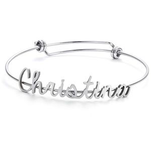 ✨CHRISTINA ADJUSTABLE NAME BRACELET  *NWT*✨